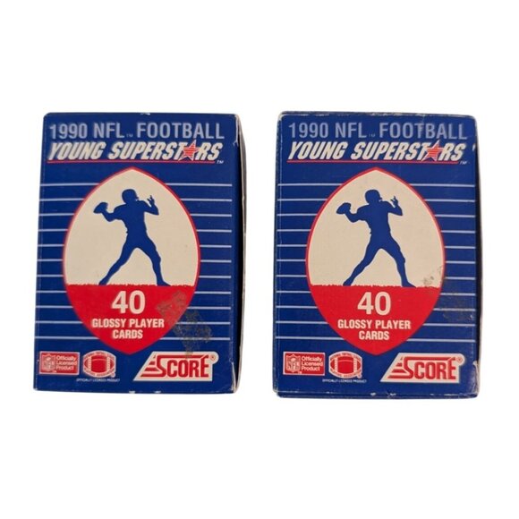 NFL Cards Lot Super Bowl XXV 1990 Madden Team Inaugural Series Young Superstars - Picture 5 of 5